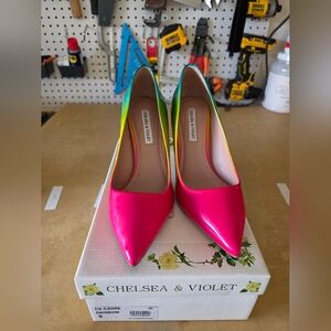 Chelsea & Violet Women's Multicolor Heels
